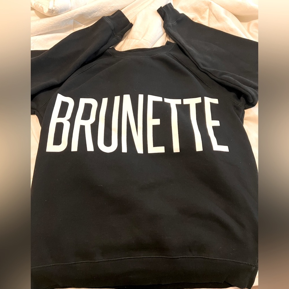 Brunette the label- oversized brunette crew neck sweatshirt
